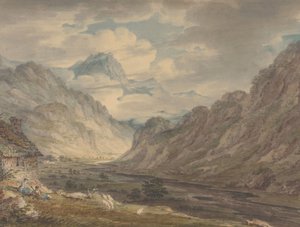 El Paso Honister desde la Granja Gatesgarth, Gatesgarthdale, Distrito de los Lagos