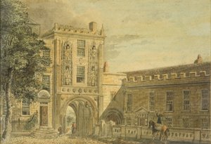 Vista norte de la puerta del colegio de Edward Eyre