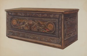 Cofre pintado de Guilford de Edward F. Engel