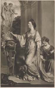 Lady Sarah Bunbury Sacrificando a las Gracias de Edward Fisher