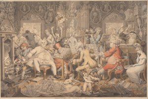 Aficionados a la música de peluca de tinte de Edward Francis Burney