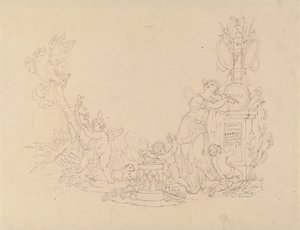 Diseños de ilustraciones para obras de Beethoven
