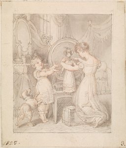 Ilustración para- La nueva muñeca: Sin título de Edward Francis Burney