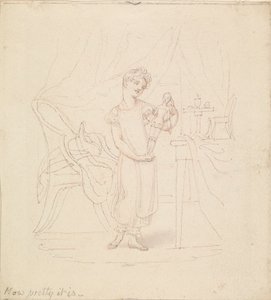 Ilustración para La nueva muñeca: qué bonita es de Edward Francis Burney