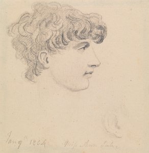9 de enero de 1804, Srta. Ann Lukie (?) de Edward Francis Burney
