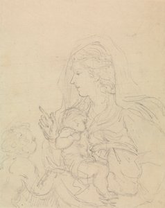 Virgen con el Niño de Edward Francis Burney