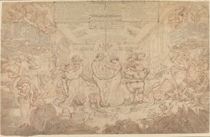 Dibujo preparatorio para El Vals