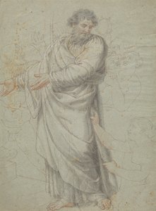 Estudio para la figura de San Pablo de Edward Francis Burney