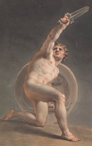Estudio de un desnudo masculino