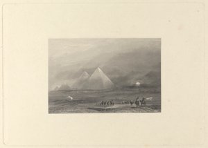 Egipto, las pirámides de Ghizeh de Edward Francis Finden
