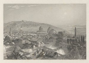 Jerusalén desde el Convento Latino de Edward Francis Finden
