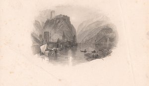 El castillo del Rin de Edward Francis Finden