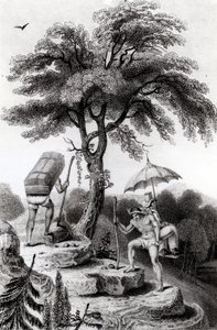 Vista del paso de Quindío, ilustración de 