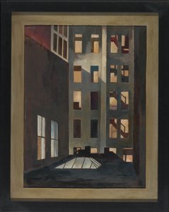 Rooftops, New York City, c.1916 (óleo sobre lienzo) de Edward Franklin Fisk