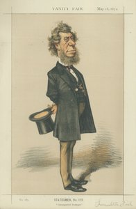 El Honorable Hamilton Fish, Secretario de Estado de Asuntos Exteriores de América de Edward Frederick Brewtnall