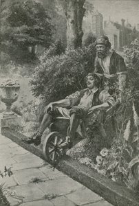Pedro el Grande de paseo (litografía)