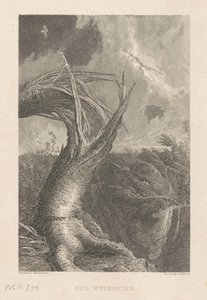 El torbellino de Edward Gallaudet, after Thomas Cole