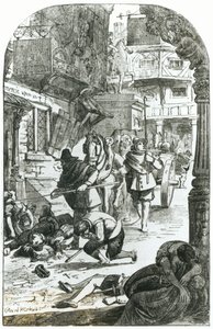 La Gran Plaga de Londres en 1665 de Edward Henry Corbould