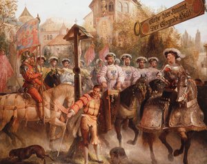 La procesión, 1893 de Edward Henry Corbould