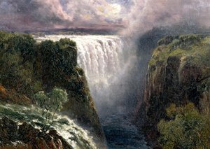 Una vista de las Cataratas Victoria