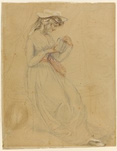 Ilustración para George Washington Jones: Un regalo de Navidad que quedó sin dueño, 1903 de Edward Henry Potthast