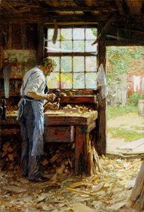 Carpintero del pueblo, 1899