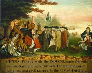 El tratado de Penn con los indios