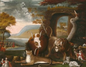 El reino pacífico y el tratado de Penn de Edward Hicks