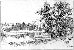 Charlecote Park, Warwickshire, 1885 de Edward Hull