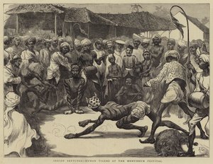 Bocetos Indios, Tigres Humanos en el Festival de Mohurrum