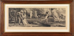 Nausicaa y sus doncellas de Edward John Poynter