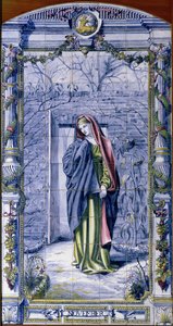 Noviembre, de una serie de paneles de azulejos para la Cocina Holandesa, 1867-8 de Edward John Poynter