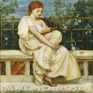 Leyendo, 1871 de Edward John Poynter
