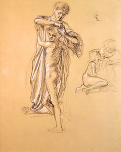 Estudio para Miedos Ociosos (I), 1893 de Edward John Poynter
