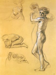 Estudio para Miedos Ociosos (III), 1893 de Edward John Poynter
