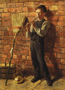 Música versus trabajo, 1864 de Edward Joseph Worrall