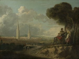 Coventry desde Hillfields, c.1807