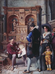 Una Reunión con el Arquitecto, 1866 de Edward Killingworth Johnson