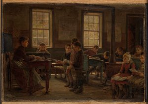una escuela de campo de Edward Lamson Henry