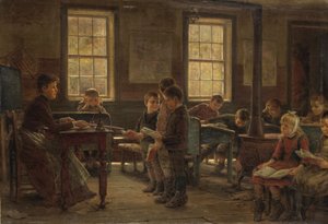 Una escuela rural, 1890