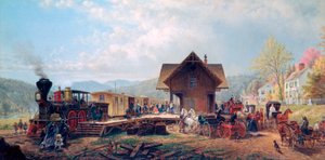 El 9:45 de Acomodación, 1867 de Edward Lamson Henry