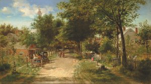 La tienda del campo, 1885 de Edward Lamson Henry