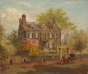 Casa John Hancock de Edward Lamson Henry