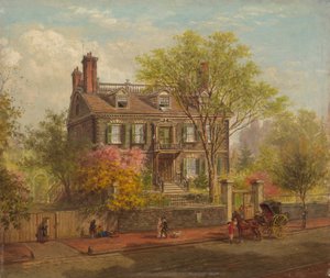 La casa de John Hancock de Edward Lamson Henry