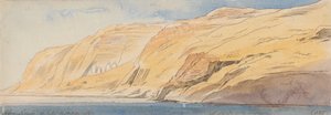 Abu Simbel, 13:10 h, 9 de febrero de 1867 (385) de Edward Lear