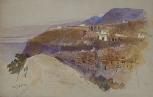 Bagnara sobre el Estrecho de Mesina de Edward Lear