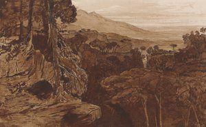 Bavella, Córcega, c.1868 de Edward Lear
