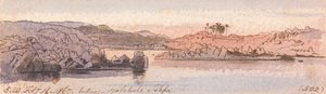 Entre Kalabshee y Tafa, 17:20 h, 16 de febrero de 1867 (502) de Edward Lear