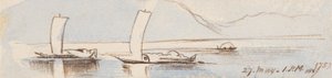 Barcos, 13:00 h, 27 de mayo de 1867 (175) de Edward Lear