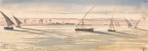 Deir Kadige, mediodía, 2 de enero de 1867 (27) de Edward Lear
